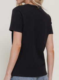 Must Have Crew Neck T-Shirt — Black & Brown