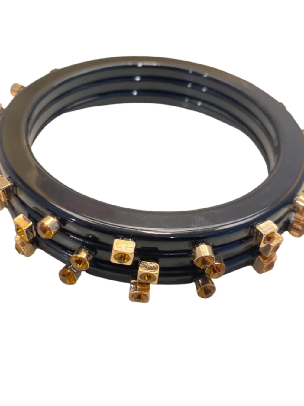 City Girl Studded Bangle Set