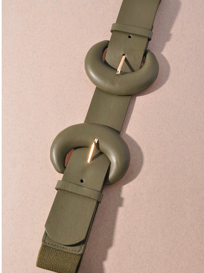 Full Color Double Buckle Belt