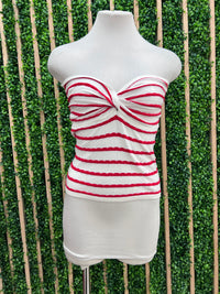 Twist Front Tube Top