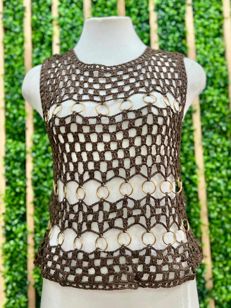 Ring Detail Knit Top