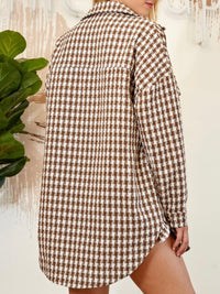Oversized Plaid Oversize Schaket