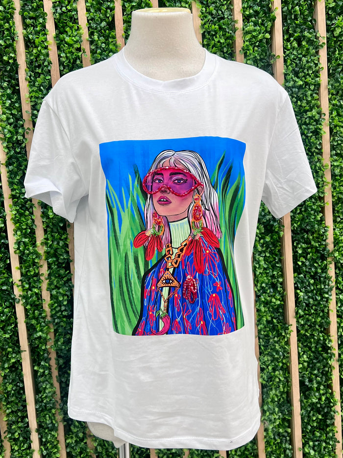 Embellished Friends Shirt