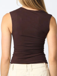 Asymmetrical Neckline Top