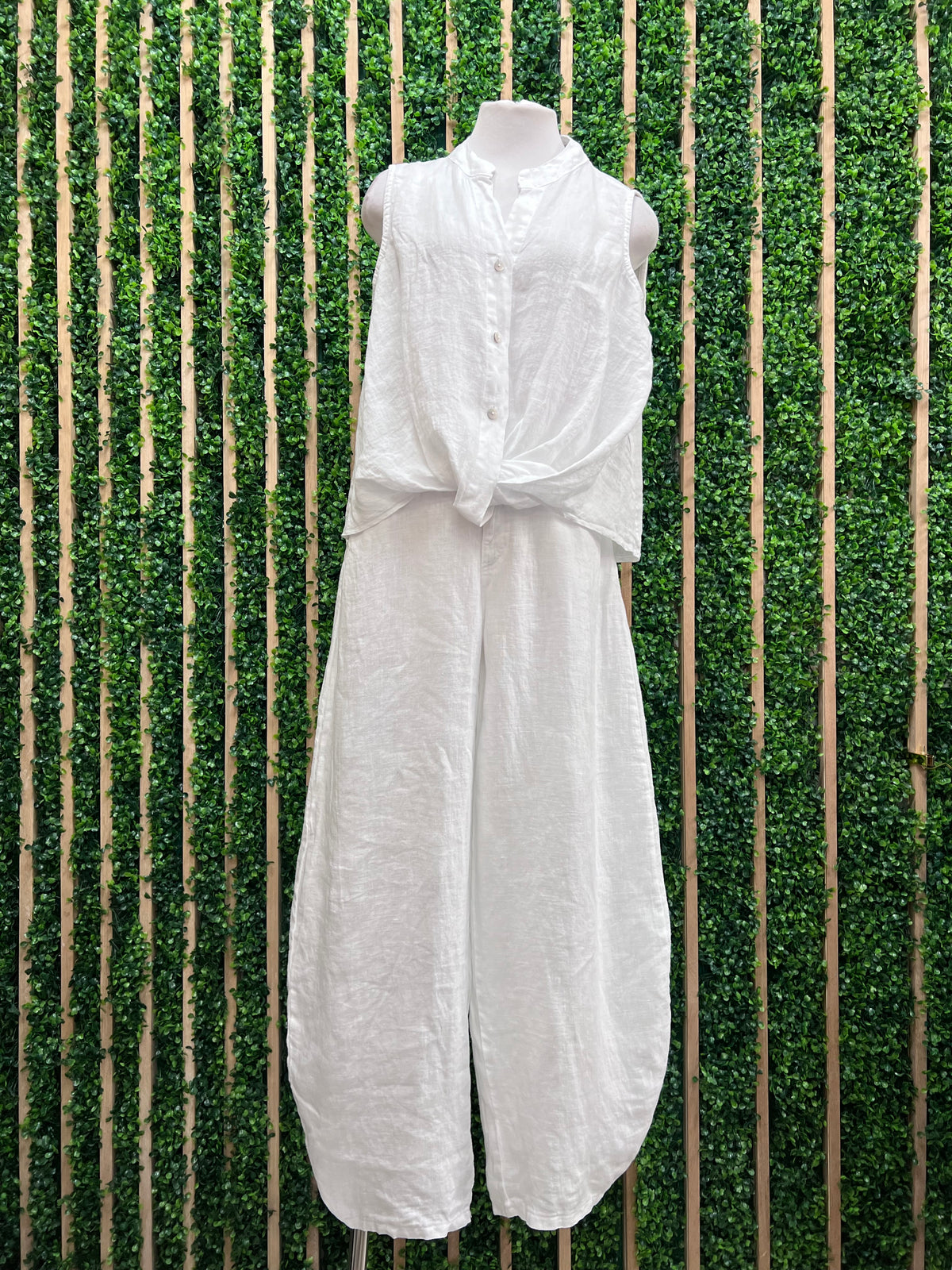 Linen Balloon Pants