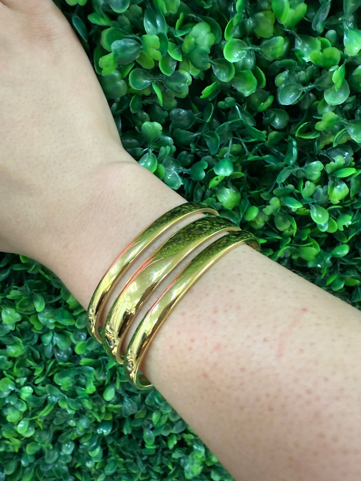 Three Lines Stainless Steel Cuff