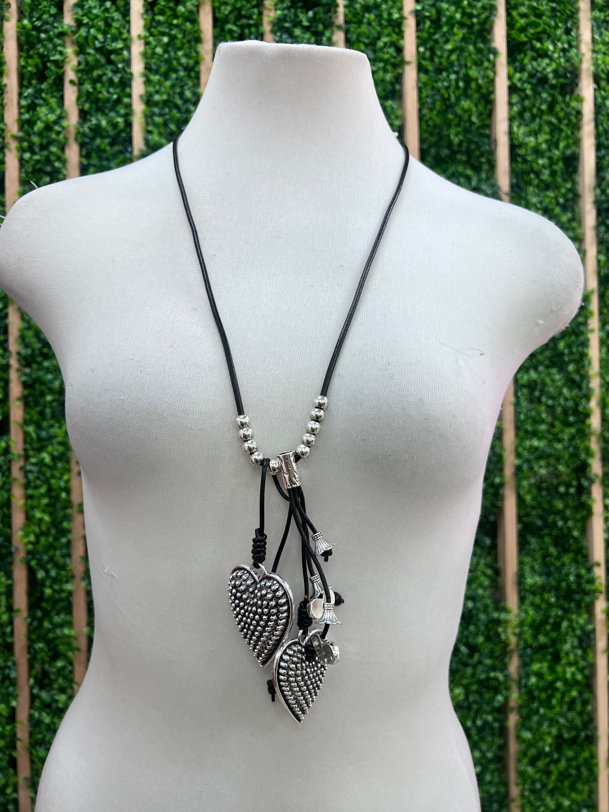 Multi Heart  Long Necklace
