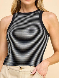 Striped Heavy Rib Tank Top