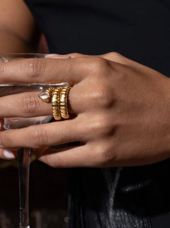 SJ Beautiful Wrap Snake Ring