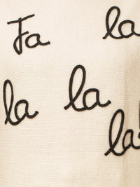 Fa La La Embossed Sweater
