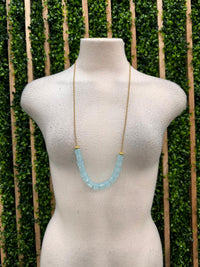 Azul Turquesa Jelly Cubes Necklace