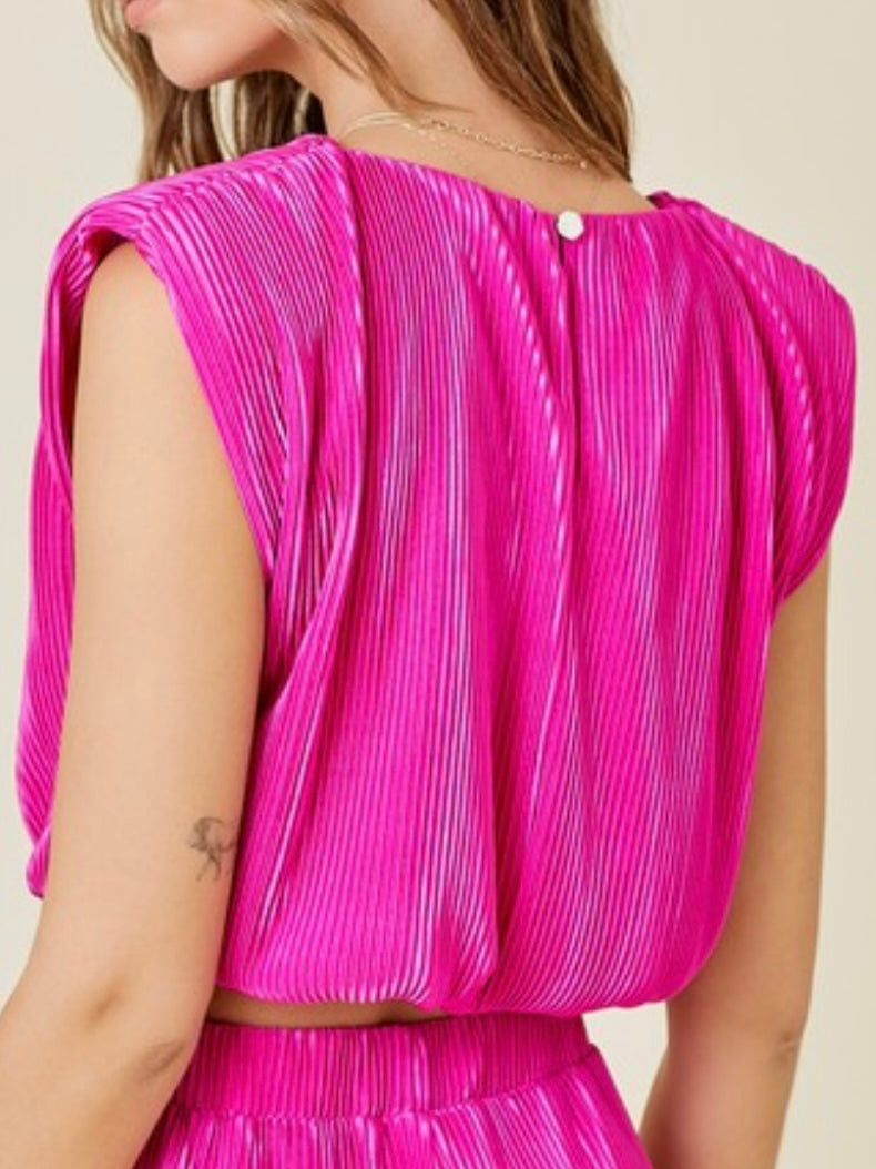 Crinkle Bubble Top