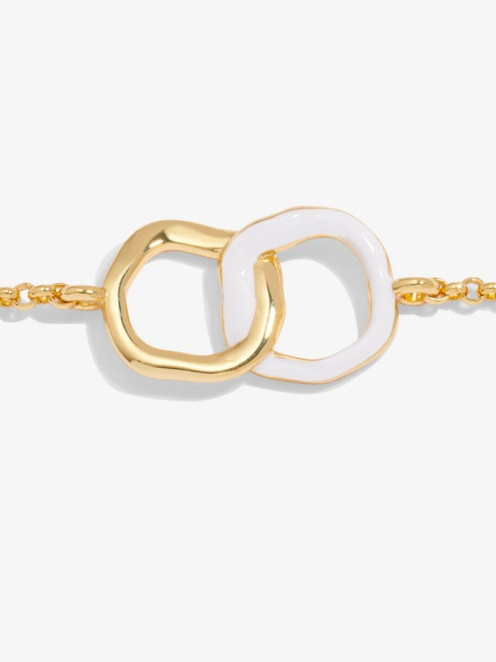 Little Moments Beau White Enamel Bracelet
