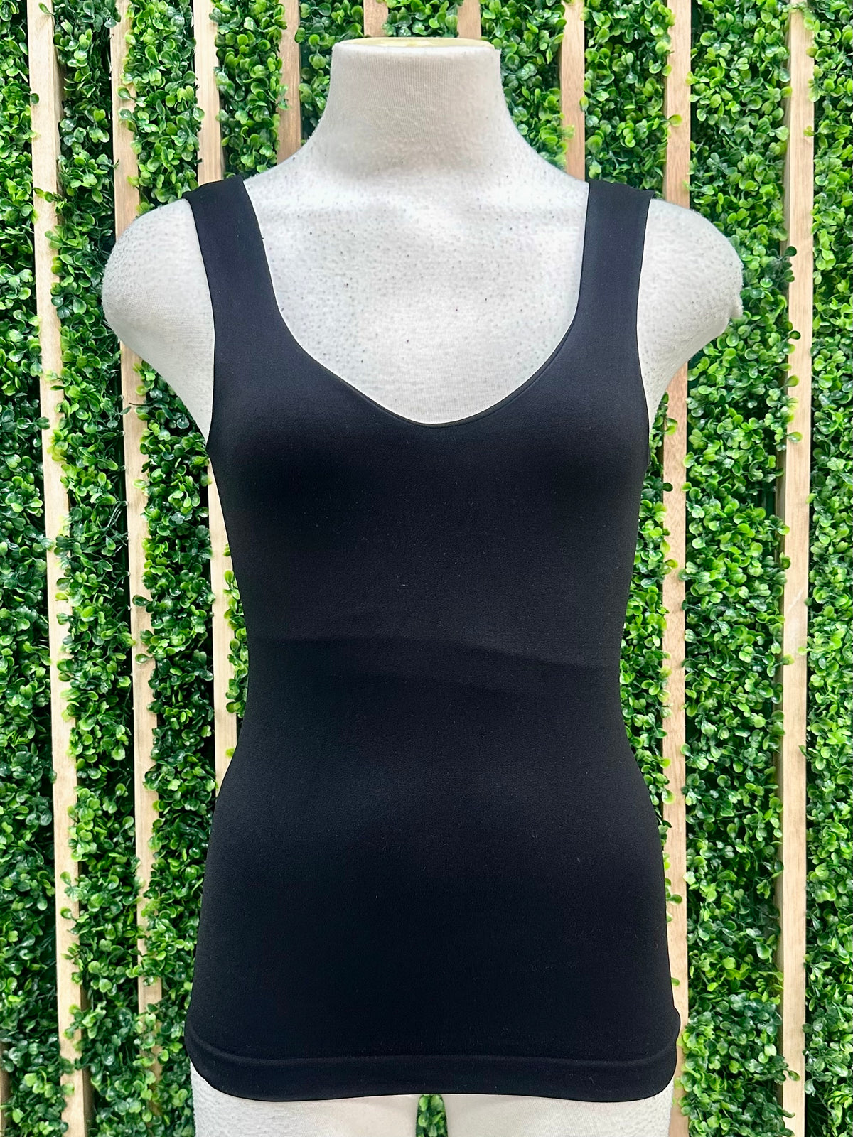 Smooth V Neck Basic Tank