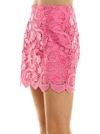 Delicate Pink Lace Skirt