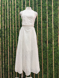Beautiful Eyelet Midi Skirt