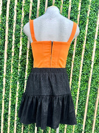 Square Neck Bustier Top