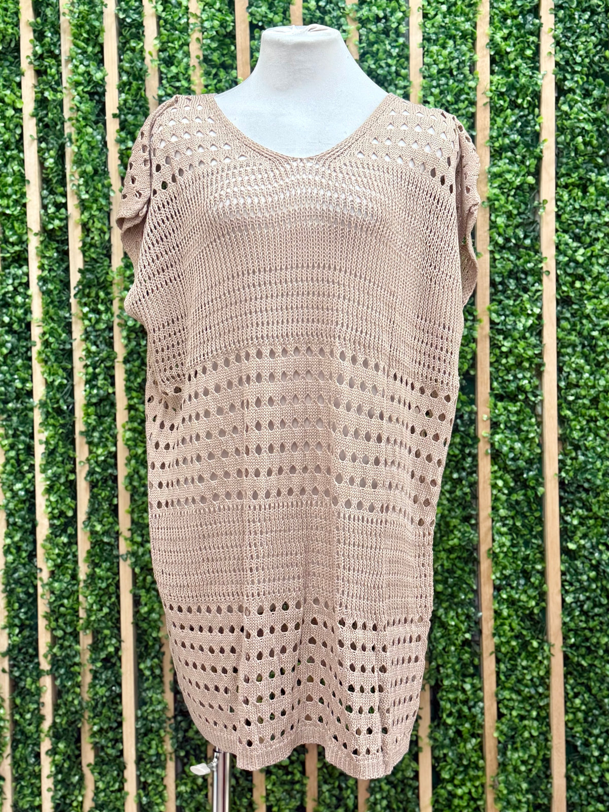 Boho Crochet Beach Cover Up Poncho