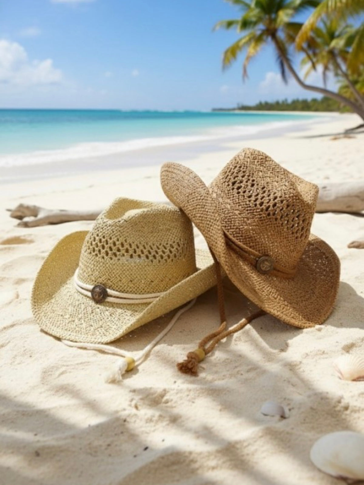 Coin Detail Straw Cowboy Sun Hat