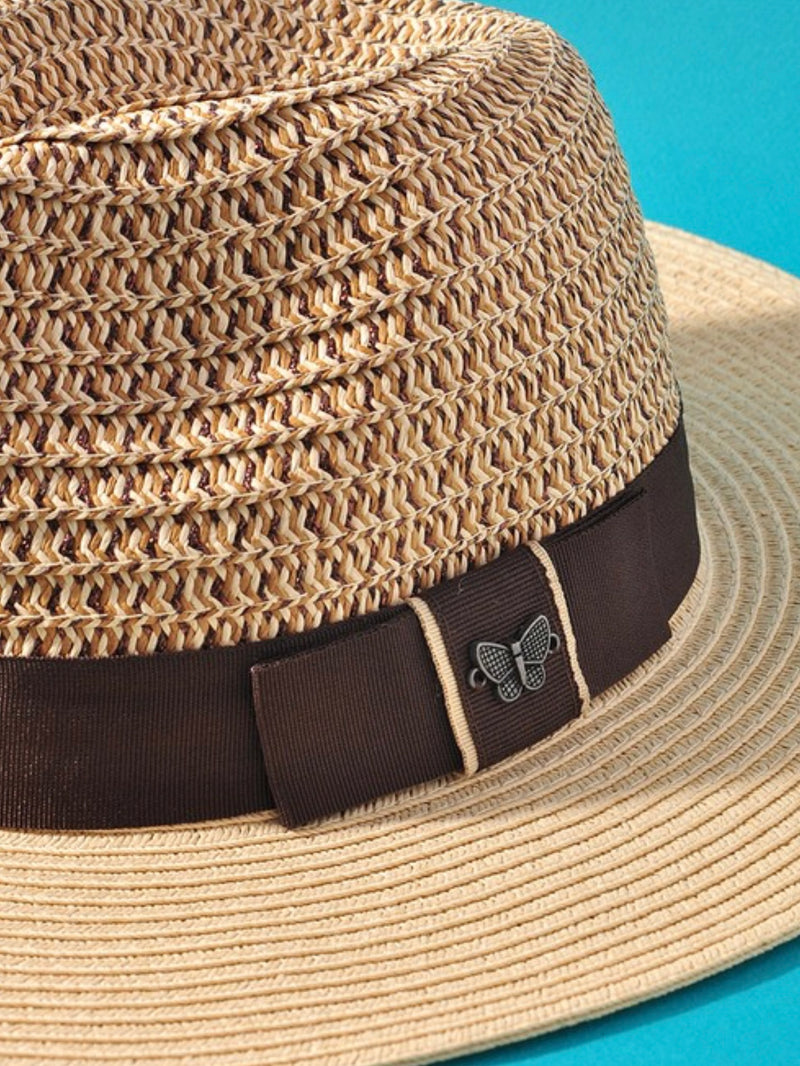 Brown Band Panama Hat