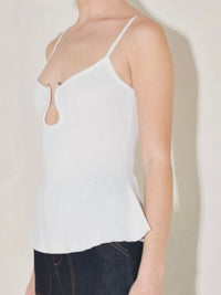 Buckle Detail Knit Cami Top