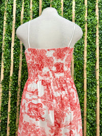 Dior Inspired Floral Pattern Jumpsuit