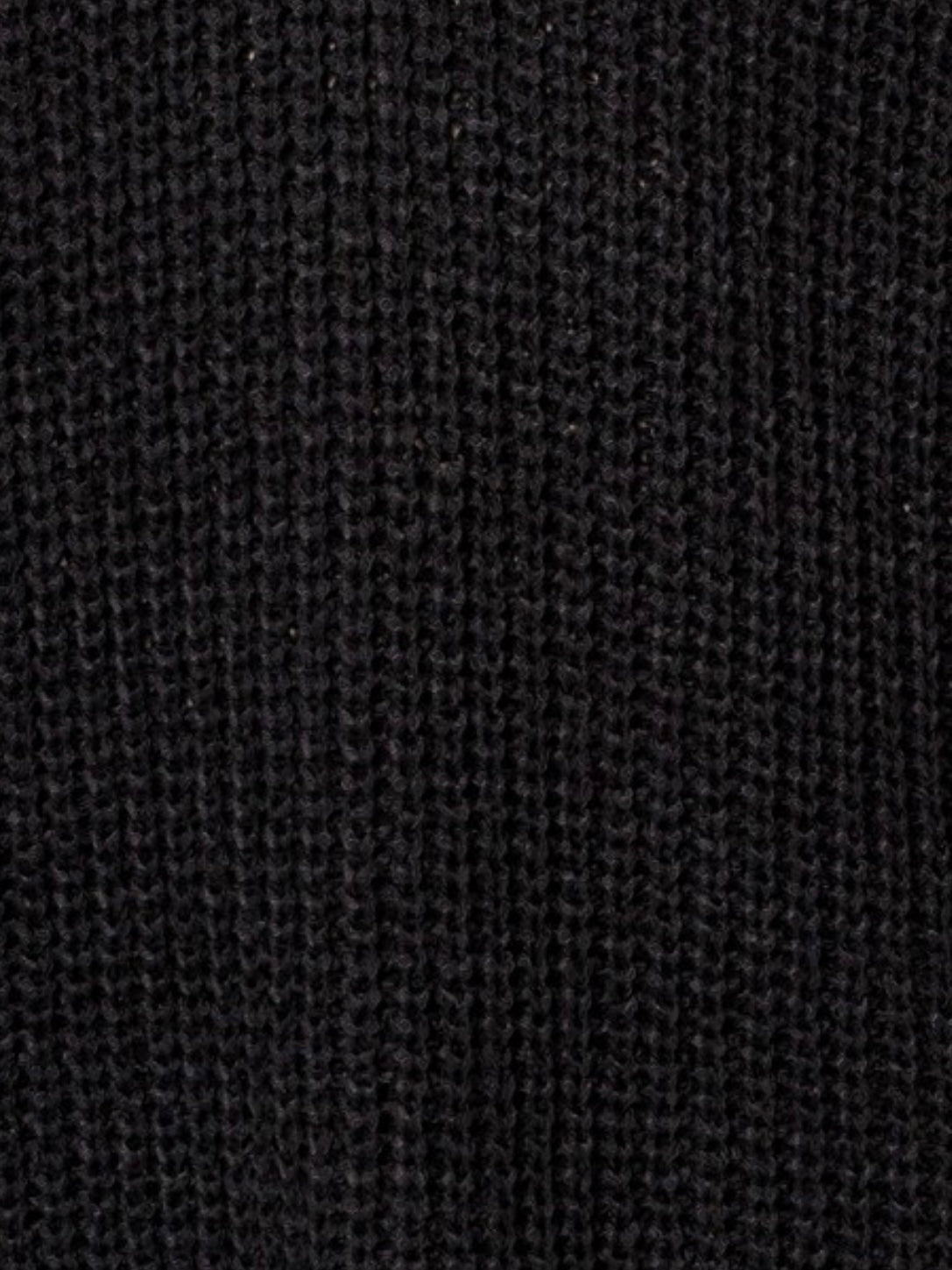 Black V Neck TUnic Knit Vest
