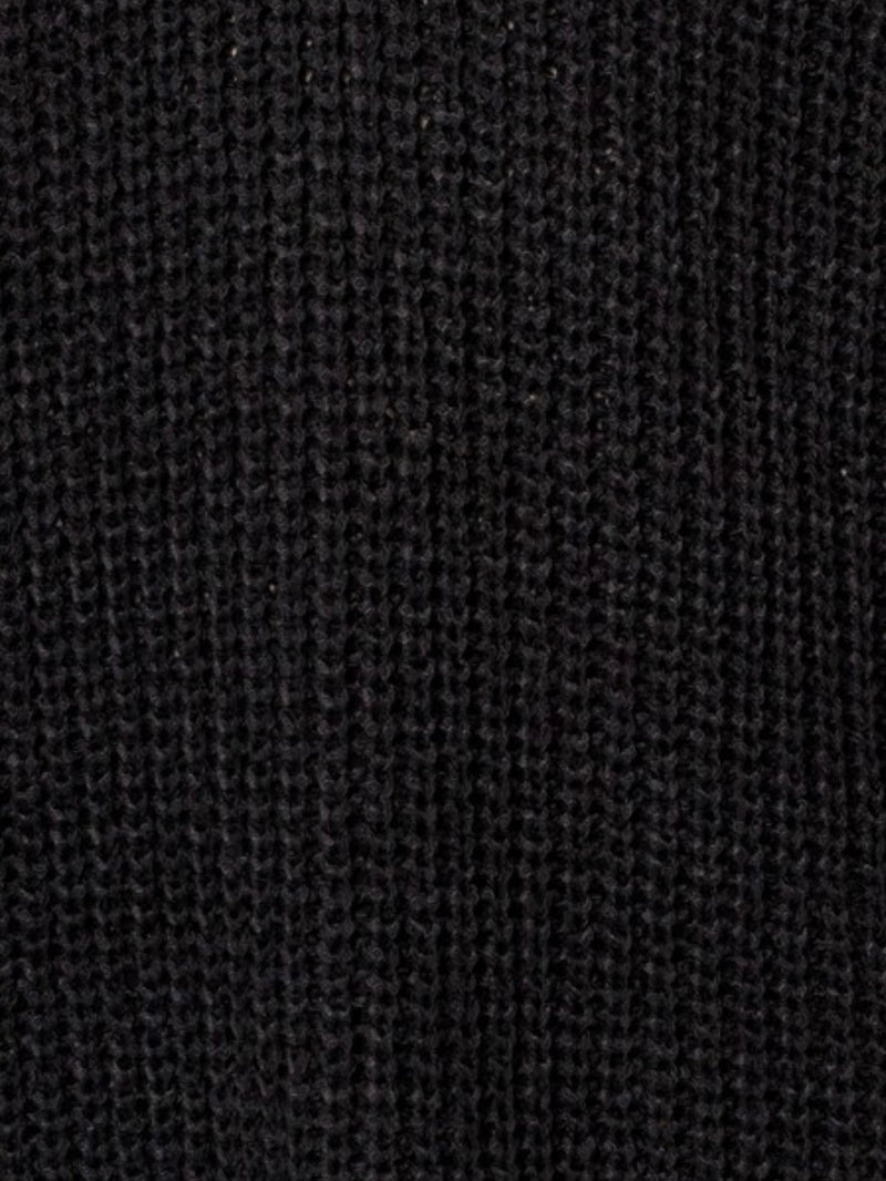 Black V Neck TUnic Knit Vest