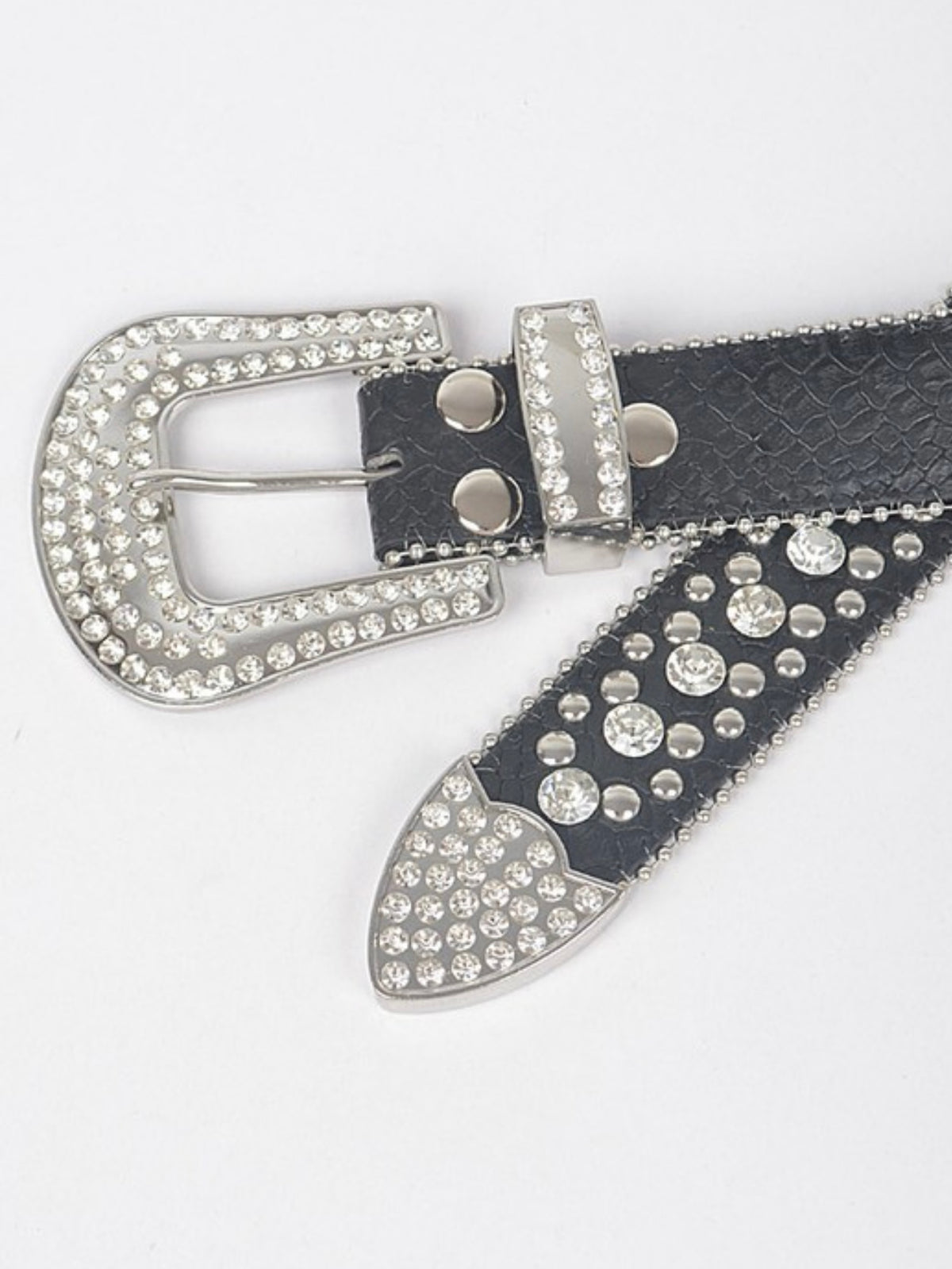 Studded Rhinestone Western Belt