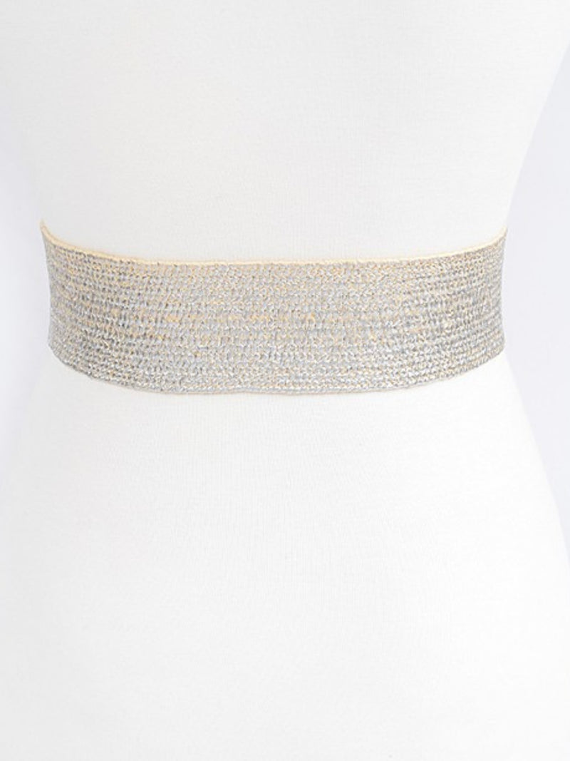 Double Circle Metallic Elastic Belt