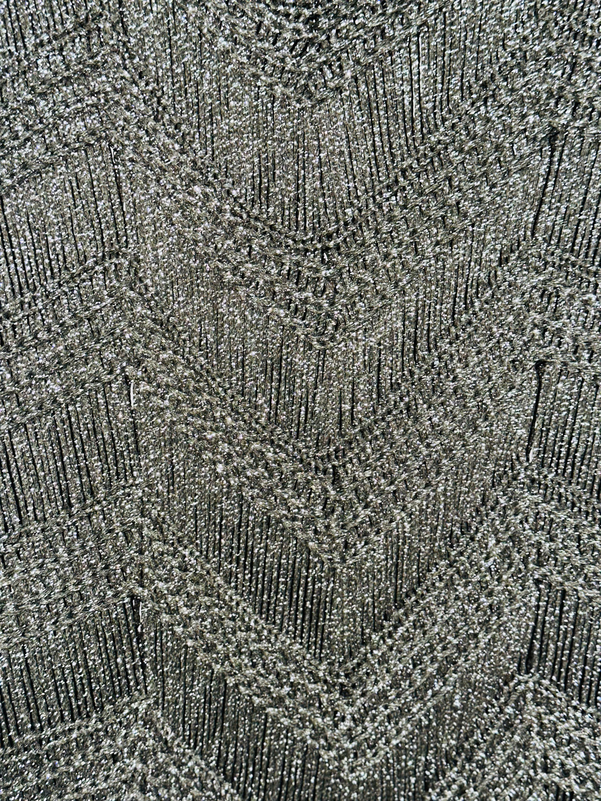 Metallic lurex Fringe Short Dress