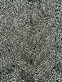 Metallic lurex Fringe Short Dress