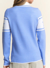 Mock Neck Ski Sweater