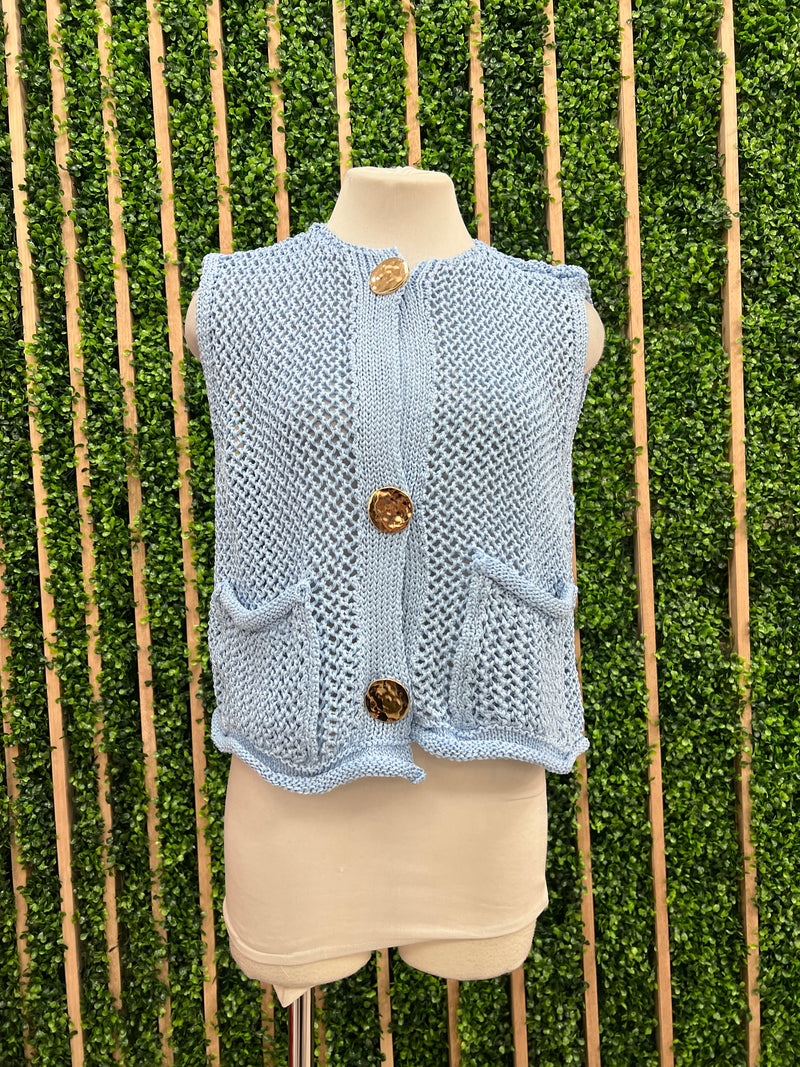 Breezy Knit Vest Top