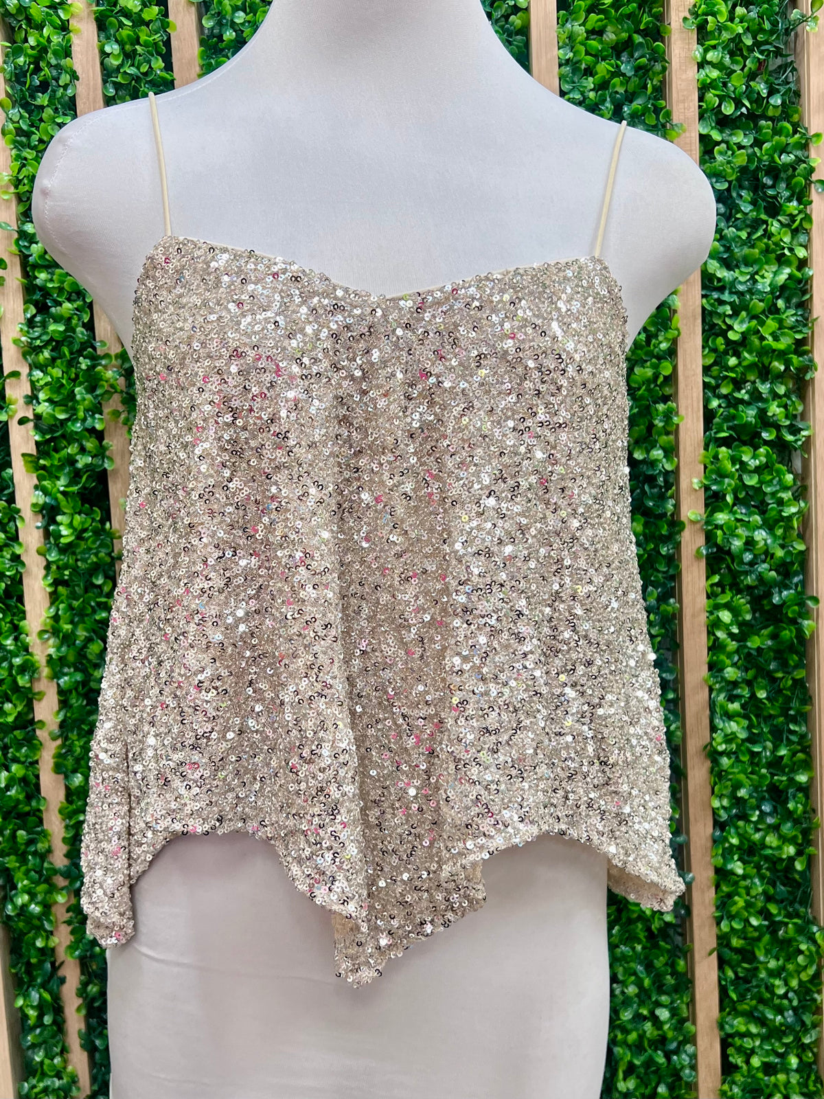 Sequin Cami Skort Set