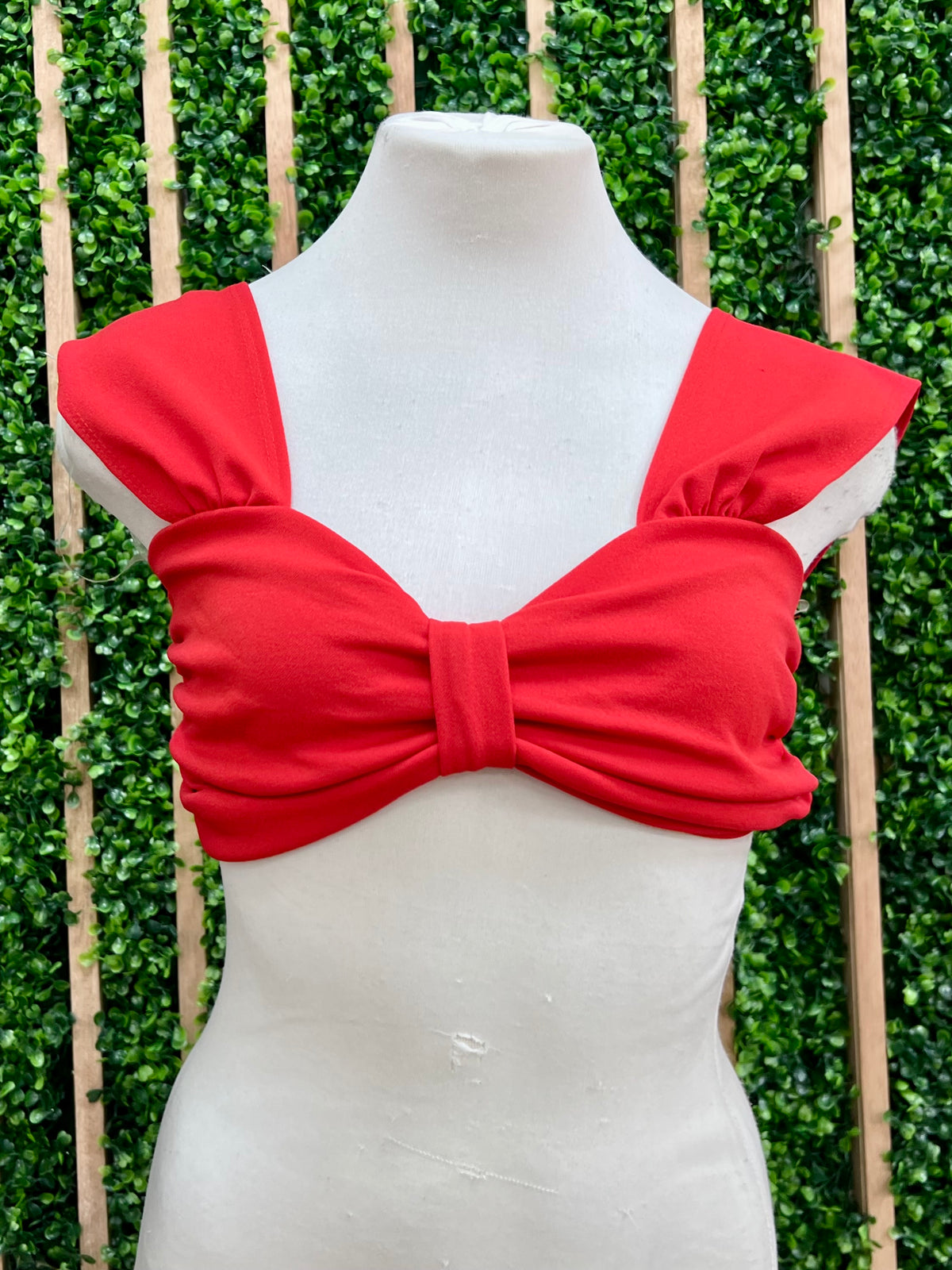 Red Cross Crop Top