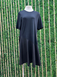 Drop Waist Flared Shirt Dress