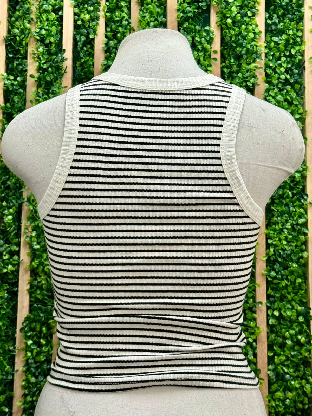 Striped Heavy Rib Tank Top