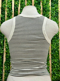 Striped Heavy Rib Tank Top