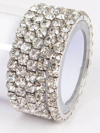 Multi Rhinestone Bracelet Set