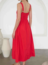 Scarlet Soleil Midi Dress