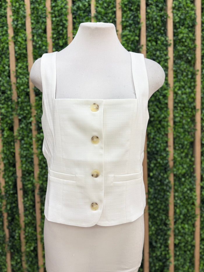 Linen Utility Vest