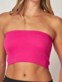 Ribbed Seamless Tube Top