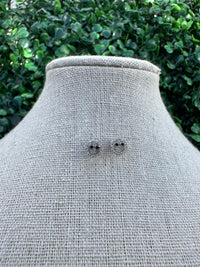 Pave Smiley Face Stud