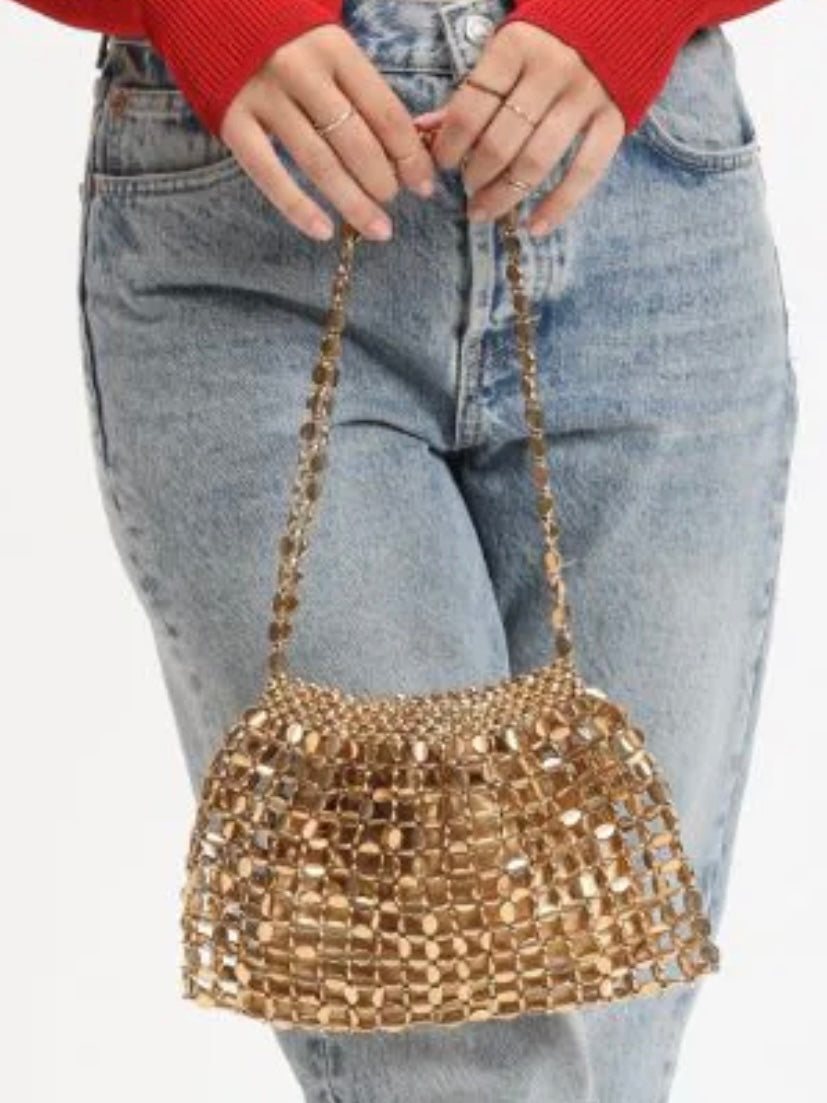 Metal Mesh Evening Bag
