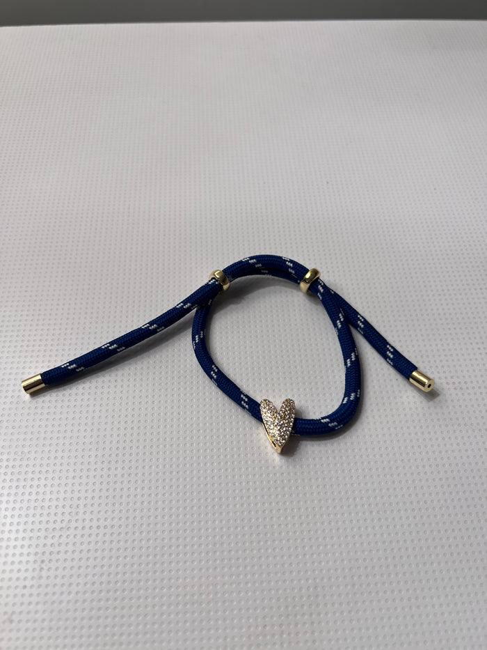 Lace Charm Adjustable Bracelet