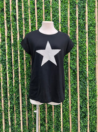 Glitter Star Sleeveless Tee