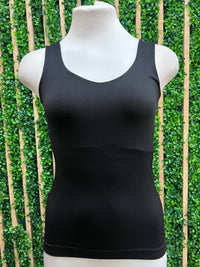 Seamless Scoop Neck Tank Top – Multiple Colors