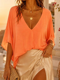 Flowy V-Neck Resort Top