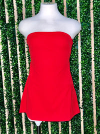 Long Strapless Top